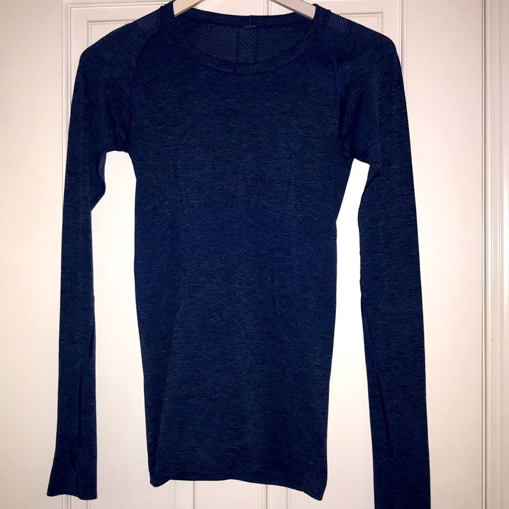 Blue lulu lemon long sleeve